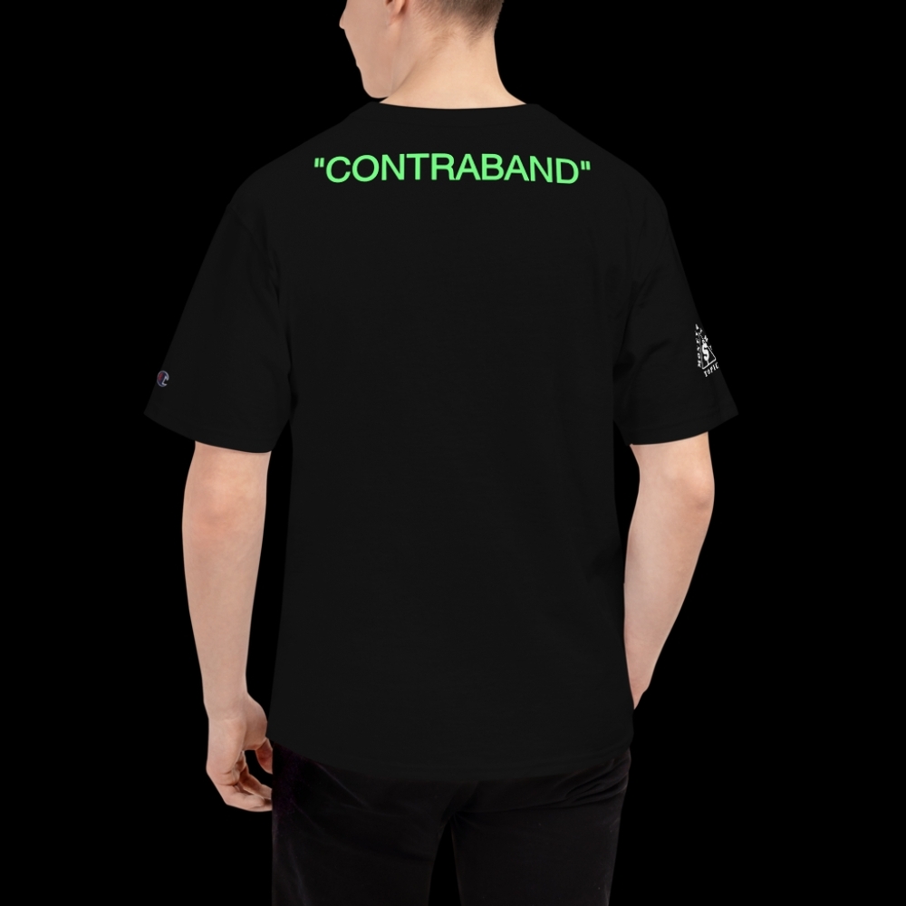Champion Black Short Sleeve Tee
